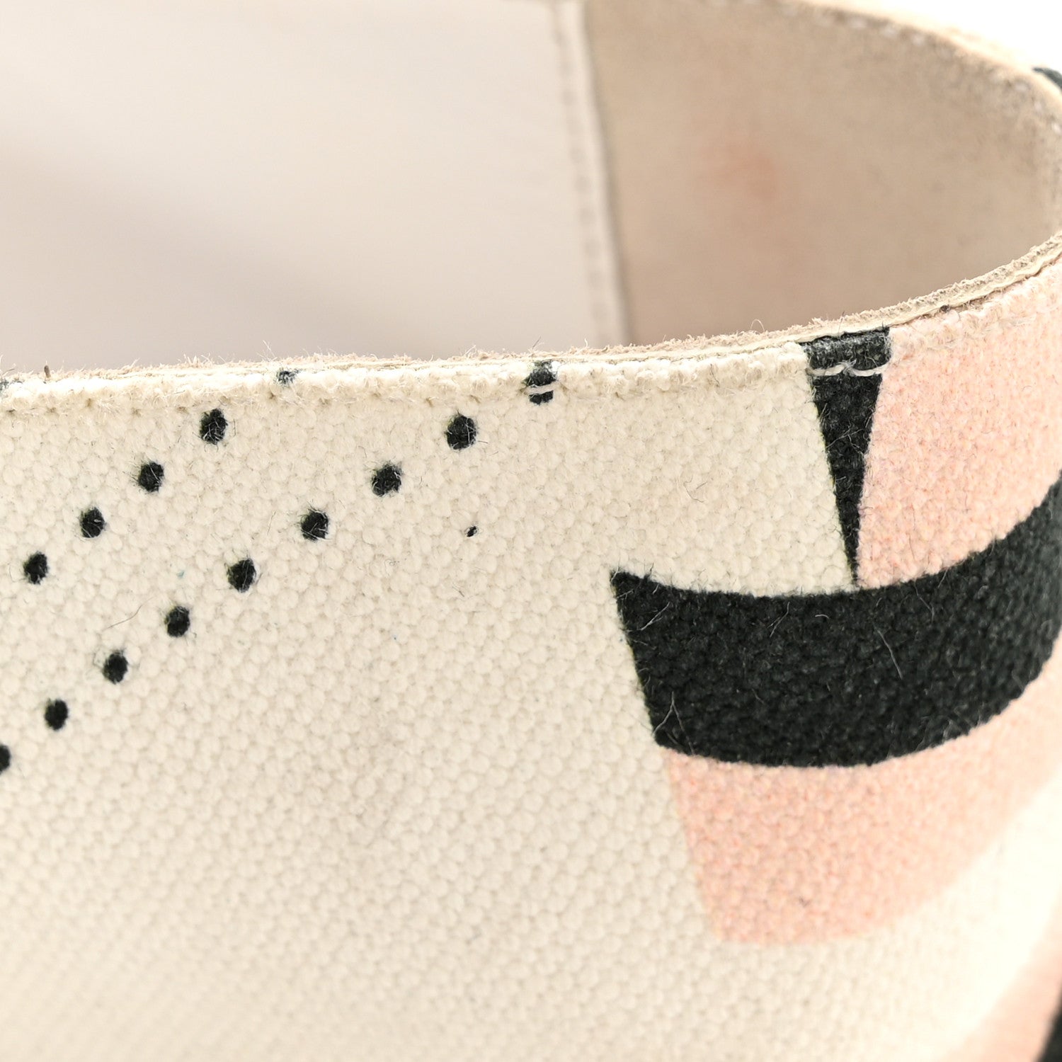 Chanel Fabric CC Espadrilles 39 Pink White Black 11 of 11
