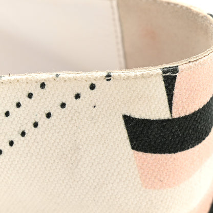 Chanel Fabric CC Espadrilles 39 Pink White Black 11 of 11