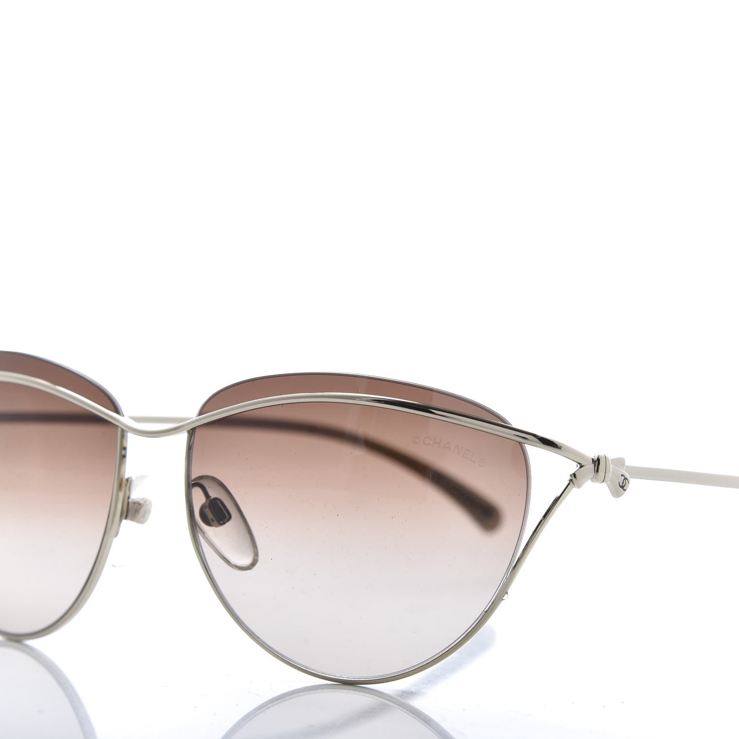 Chanel Cat Eye Sunglasses 4181 Gold 9 of 10