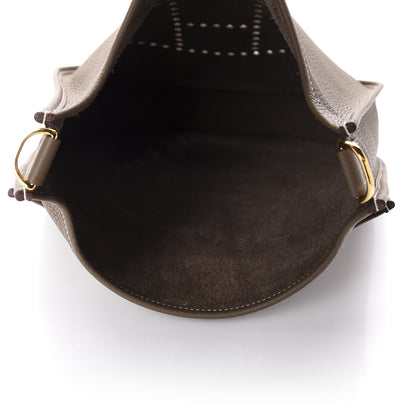Hermes Taurillon Clemence Evelyne III PM Etoupe 4 of 9