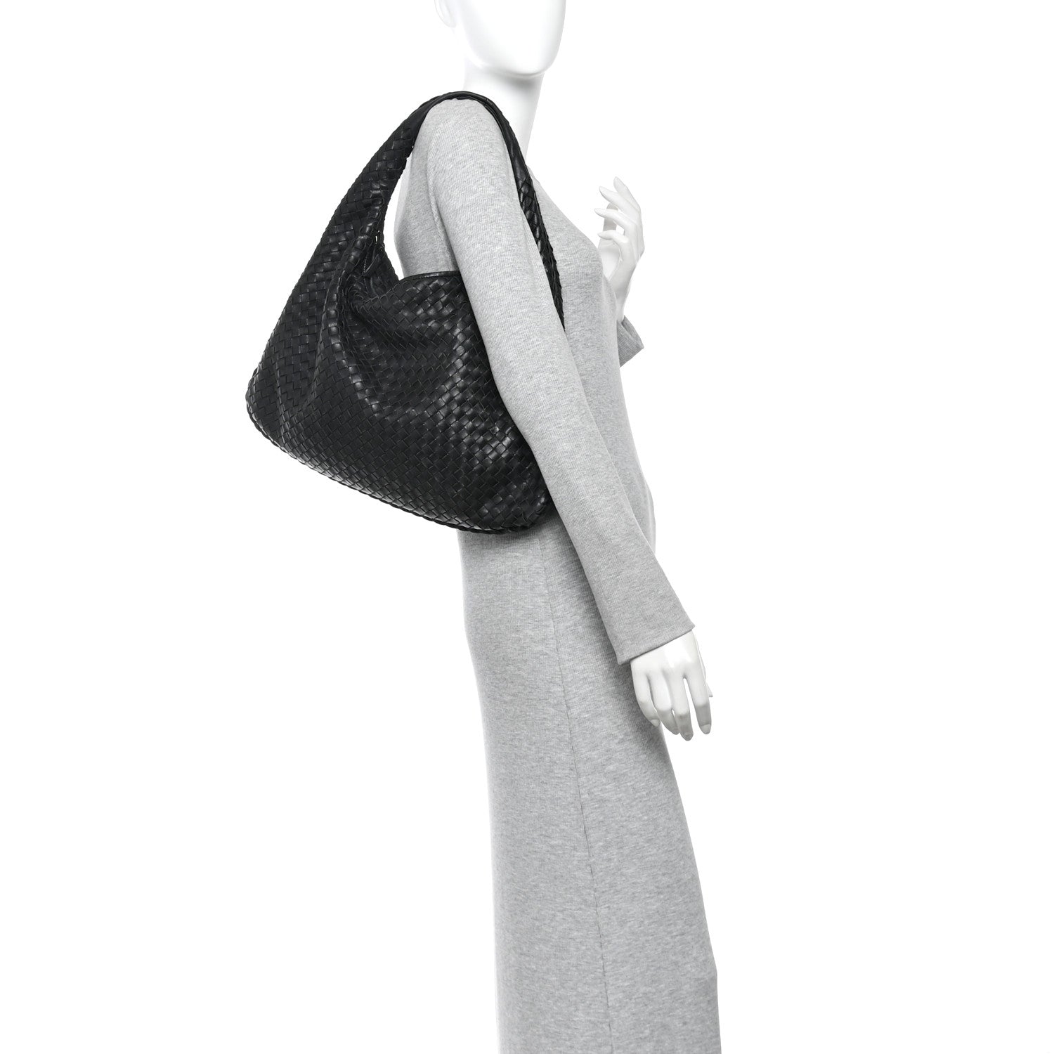 Bottega Veneta Nappa Intrecciato Large Veneta Hobo Black 2 of 10
