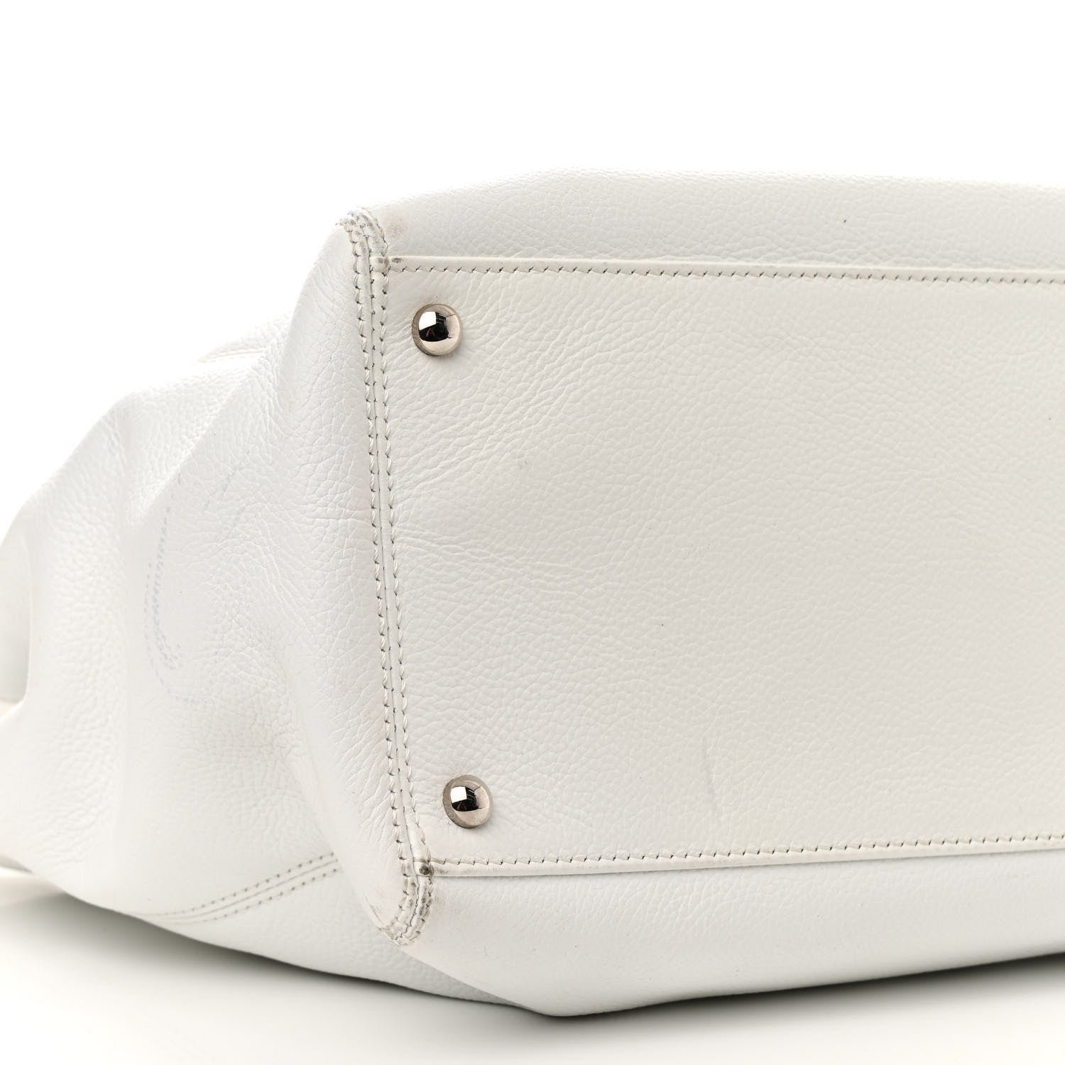 Chanel Calfskin Cerf Executive Shopper Tote White 11 of 20