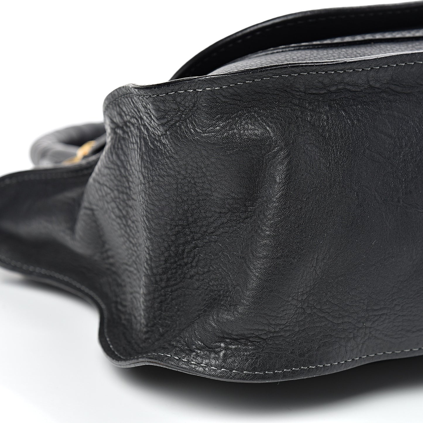 Calfskin Medium Marcie Satchel Black