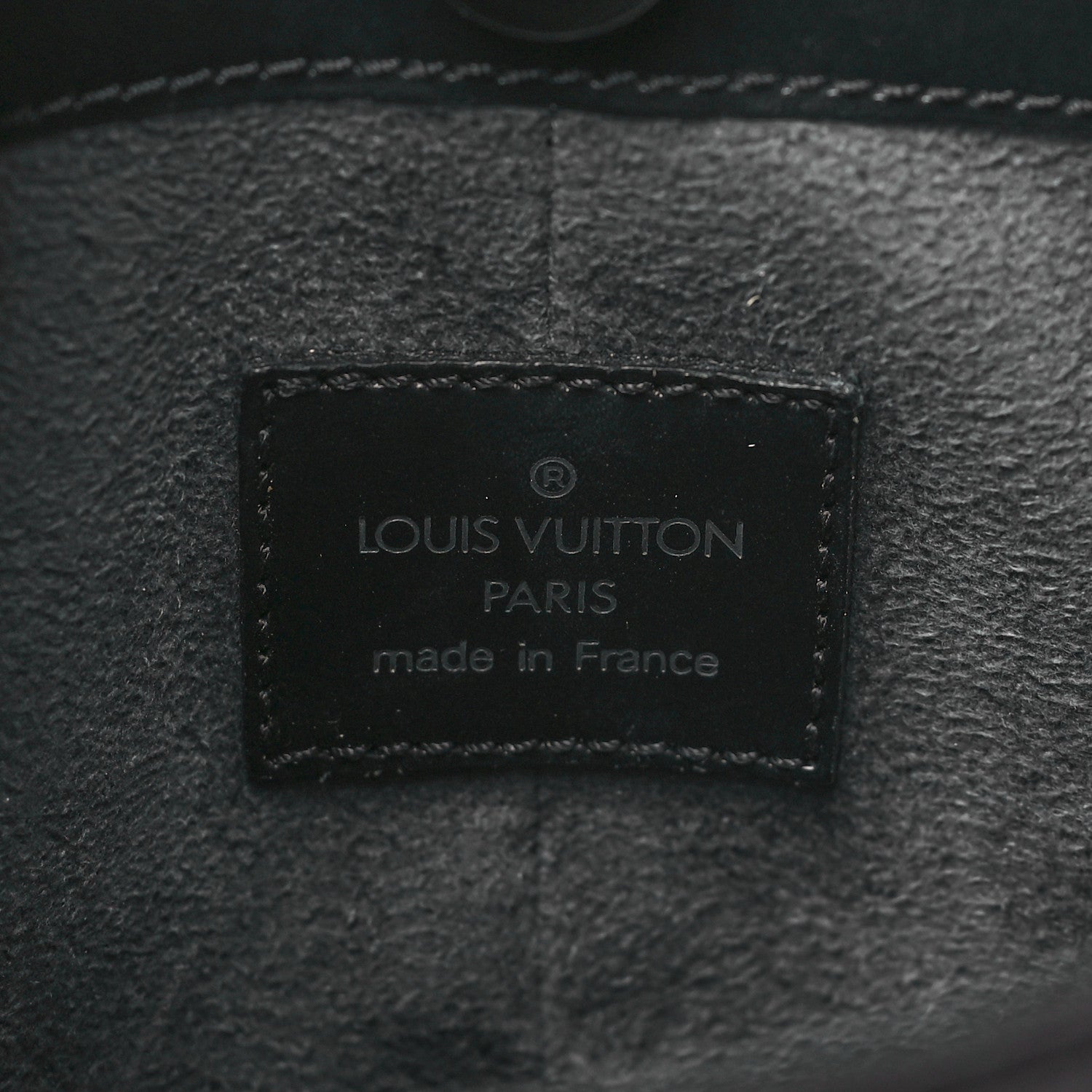 Louis Vuitton Epi Demi Lune Pochette Black 6 of 11