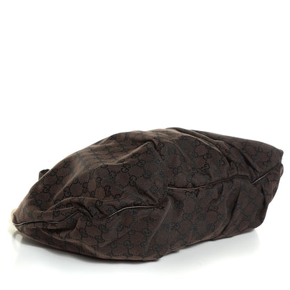 Gucci Monogram Hysteria Medium Top Handle Bag Brown 4 of 9