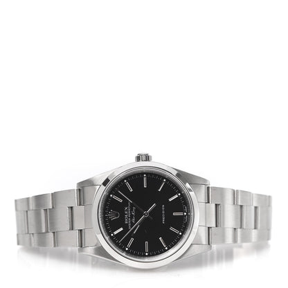 Rolex Stainless Steel 34mm Air-King Oyster Perpetual Precision Watch Black 14000 3 of 7