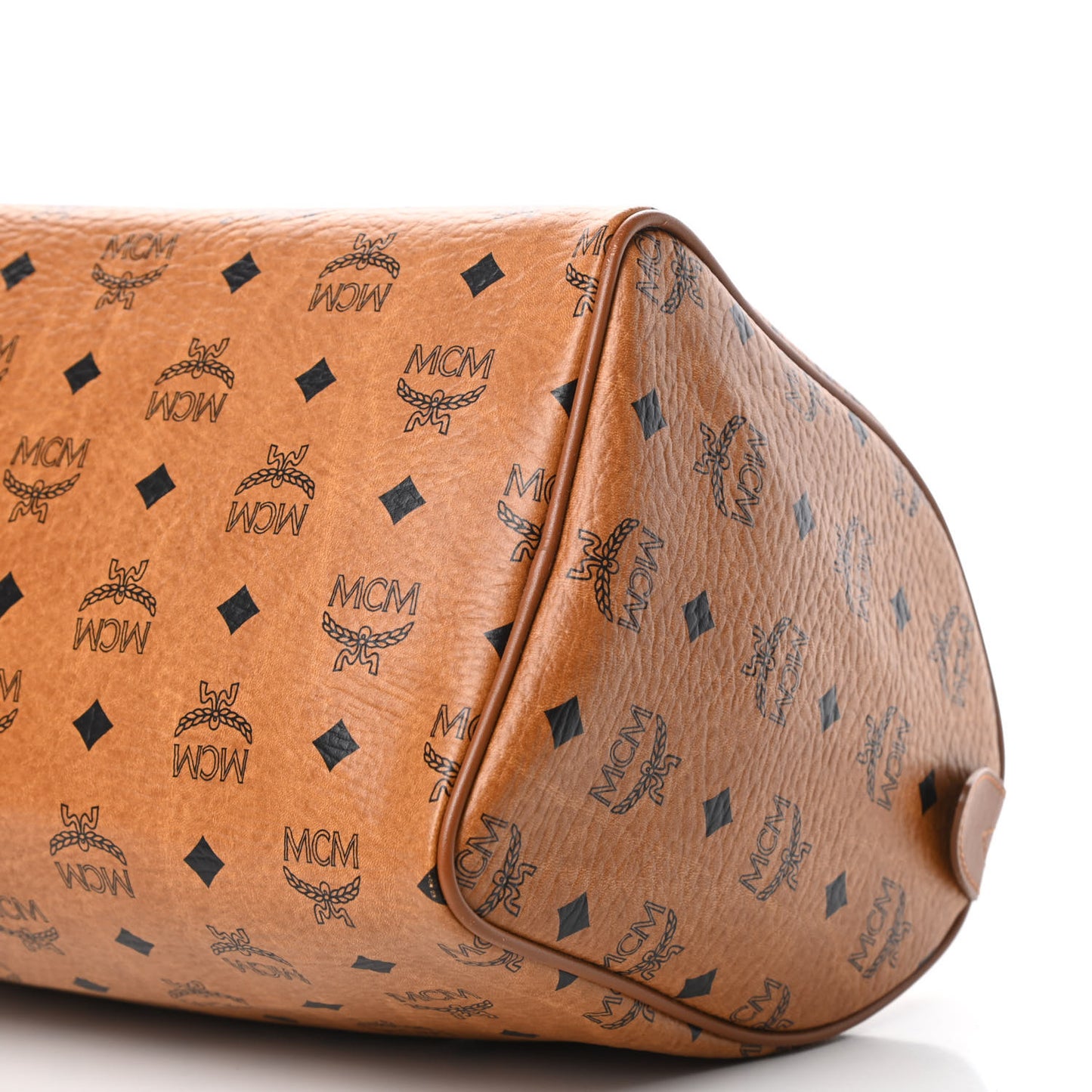 Visetos Dog Bone Boston Bag Cognac