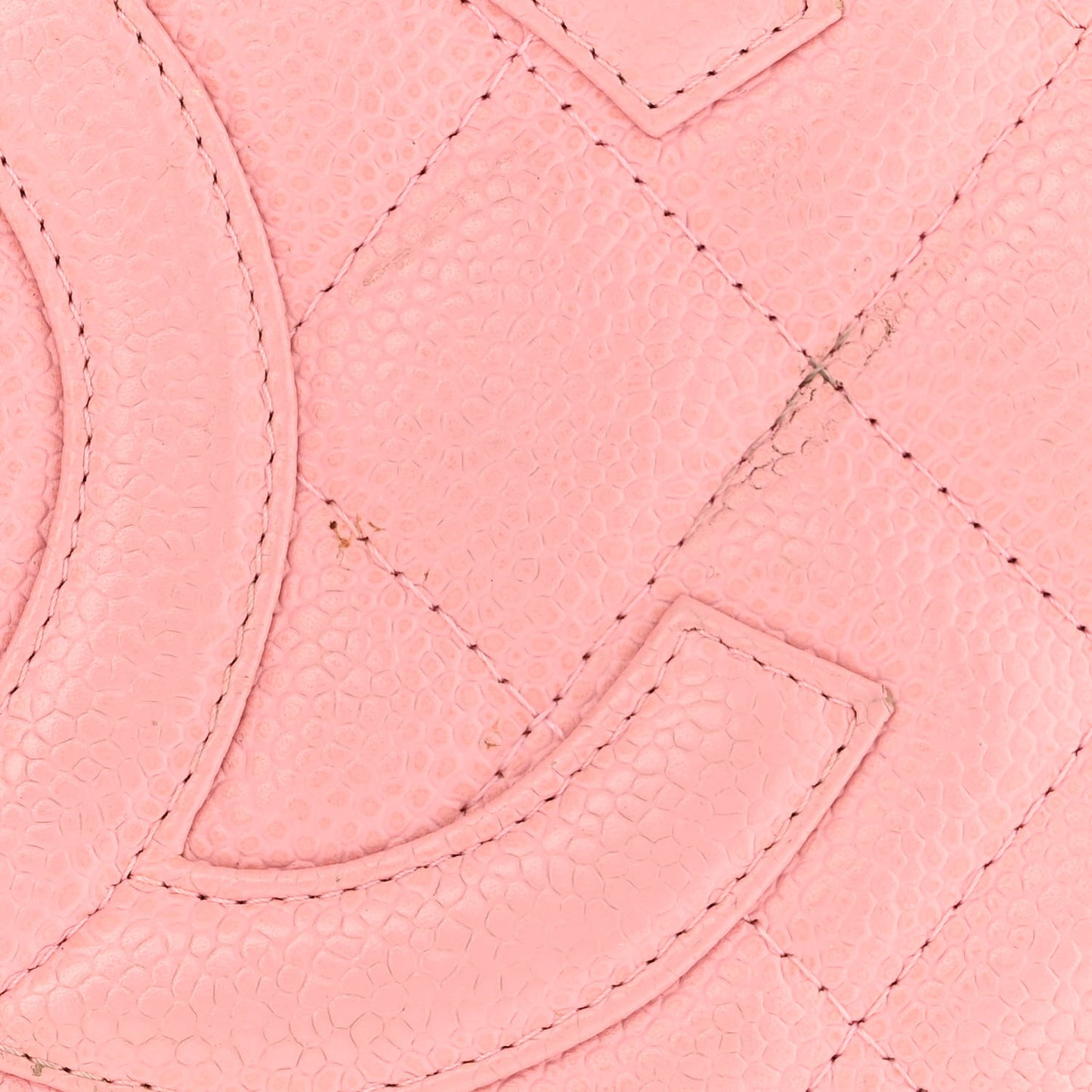 Caviar Quilted Petit Shopping Tote PST Pink