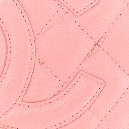 Chanel Caviar Quilted Petit Shopping Tote PST Pink 15 of 17
