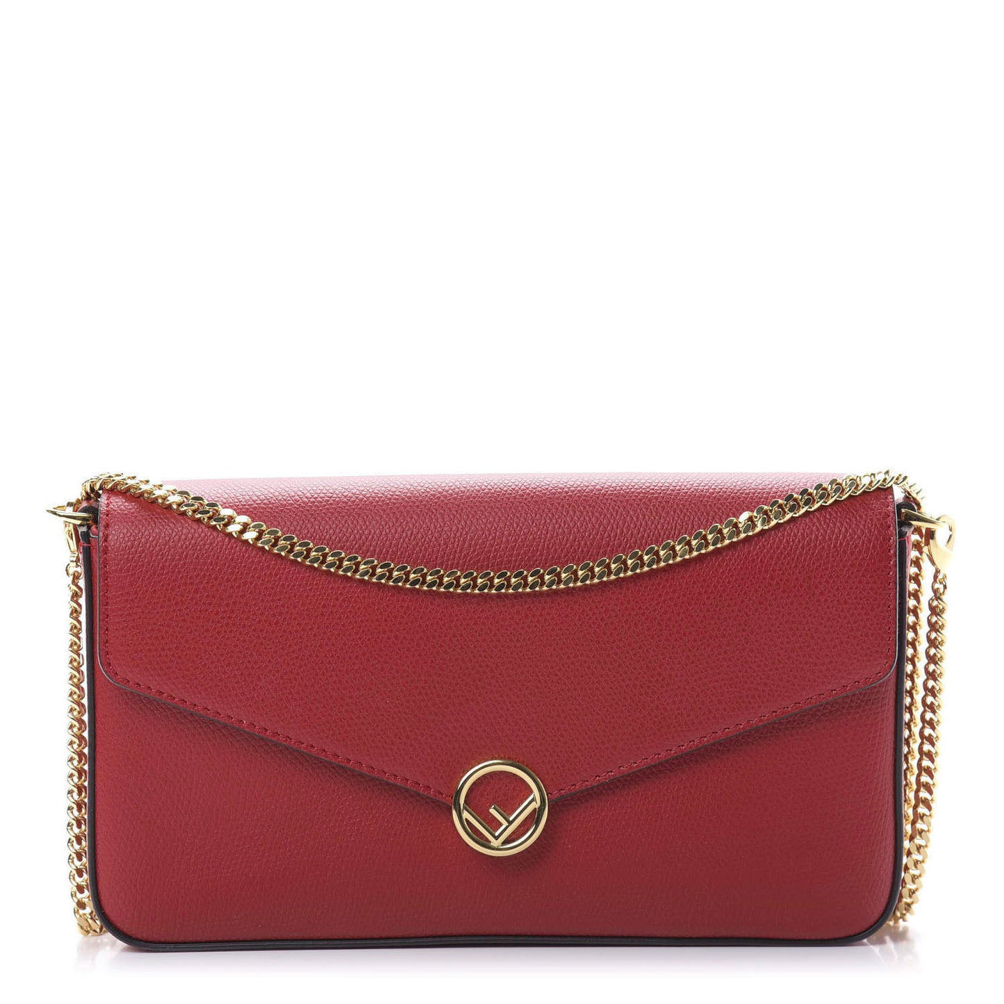 Vitello Cruise F is Fendi Envelope Wallet on Chain with Pouches Fragola