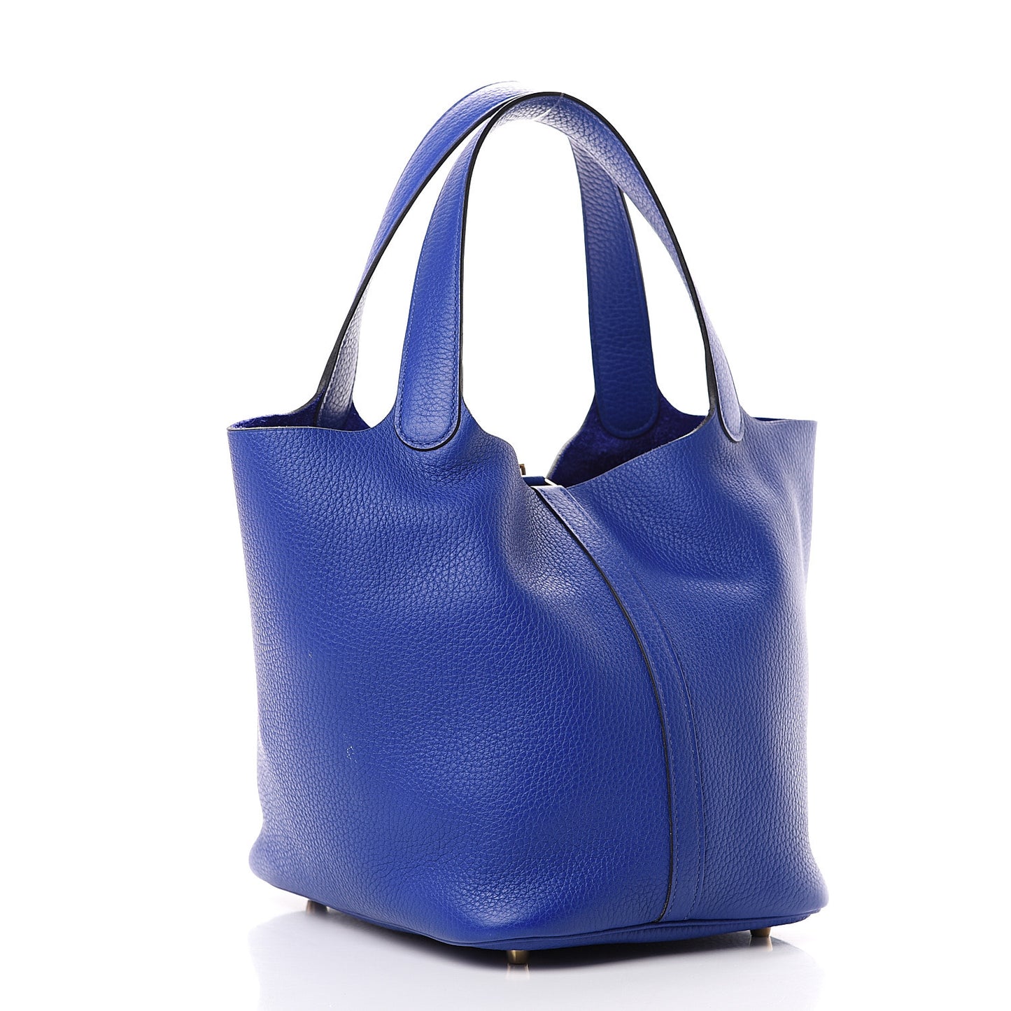 Taurillon Clemence Picotin Lock 22 MM Bleu Electrique