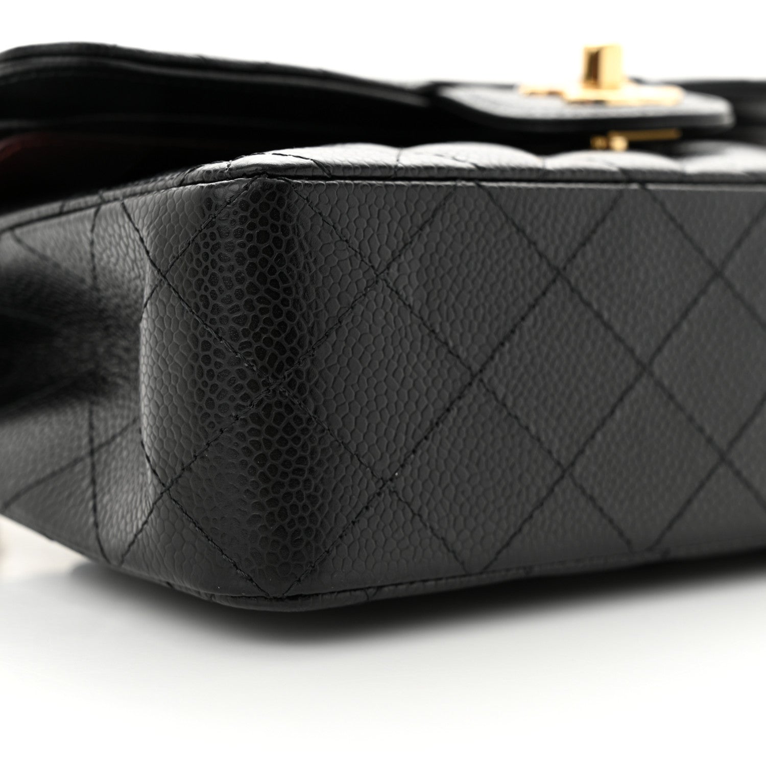 Chanel Caviar Quilted Small Double Flap Black 9 of 11