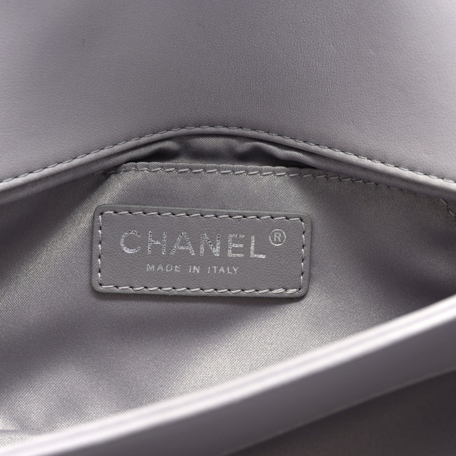 Chanel Lambskin Quilted By 4 Flap Crossbody Grey 6 of 10