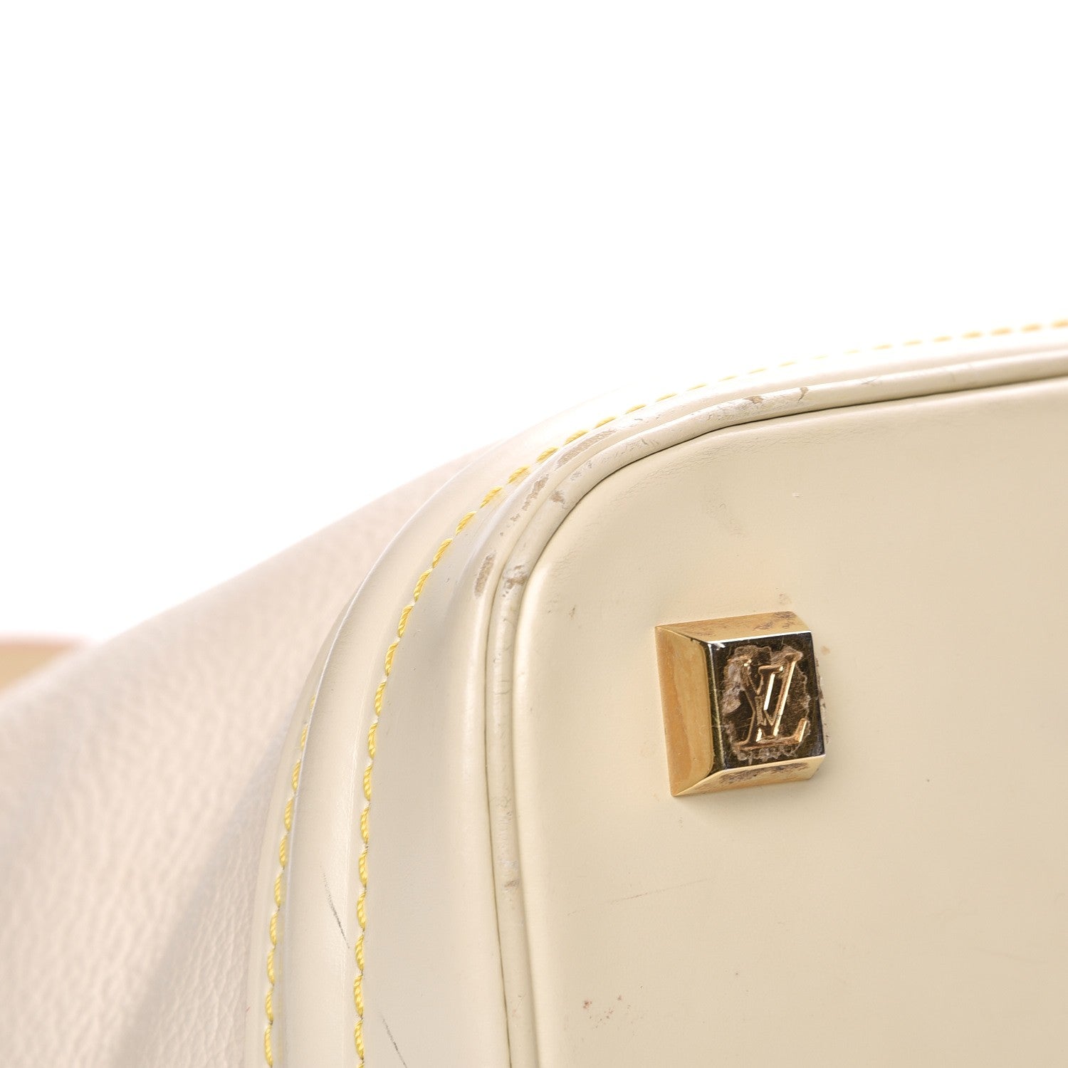Louis Vuitton Suhali Lockit MM White 12 of 15