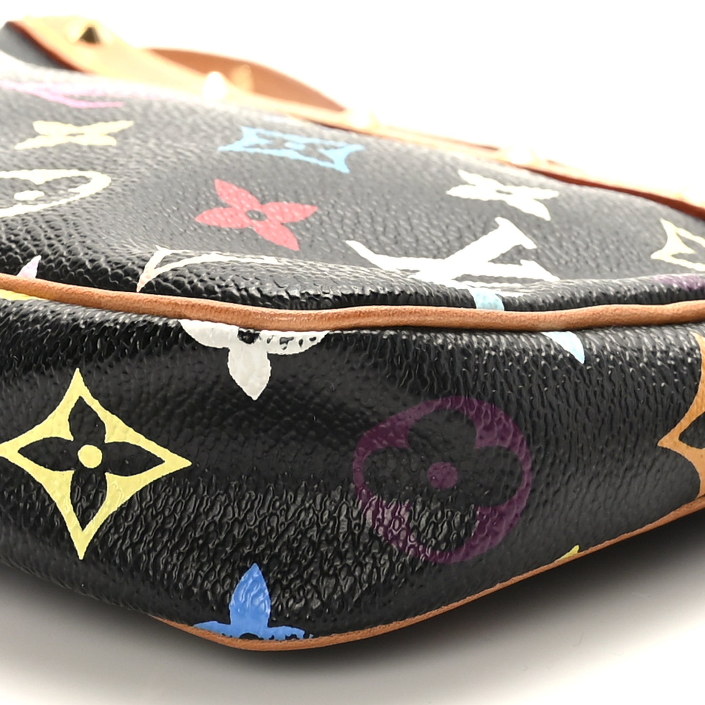 Monogram Multicolor Pochette Accessories Black