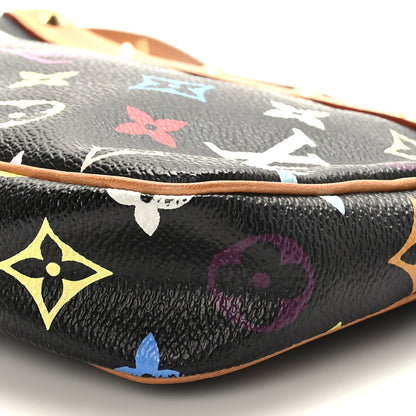 Louis Vuitton Monogram Multicolor Pochette Accessories Black 10 of 10