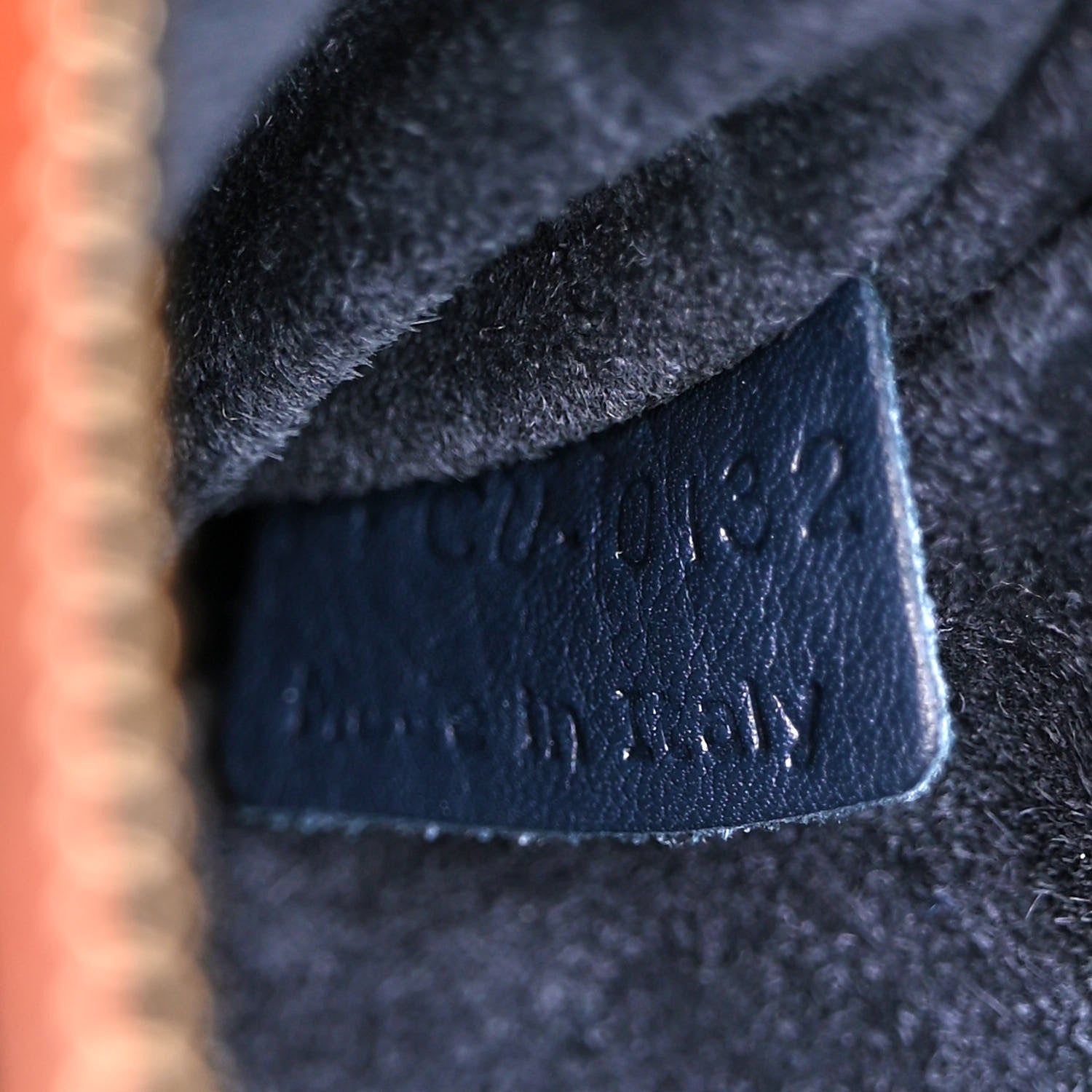 Celine Supple Calfskin Large Phantom Luggage Navy Blue Orange 7 of 17