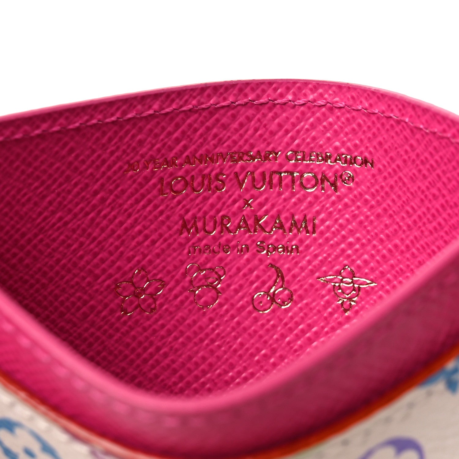 Louis Vuitton LV X TM Monogram Multicolor Card Holder Kawaii Pink 6 of 7