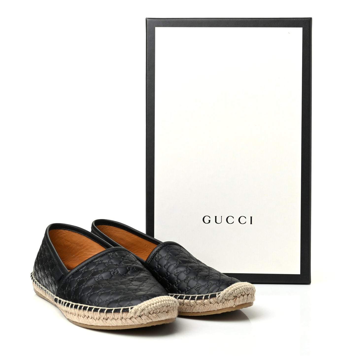 Microguccissima Signature Espadrilles 37.5 Black