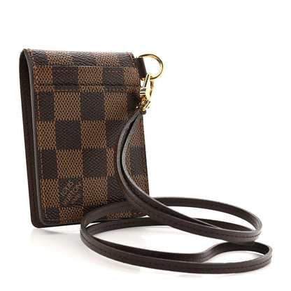 Louis Vuitton Damier Ebene Porte Carte ID Bandouliere 3 of 7