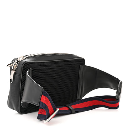 Gucci Soft GG Supreme Monogram Web Belt Bag Black Grey 3 of 10