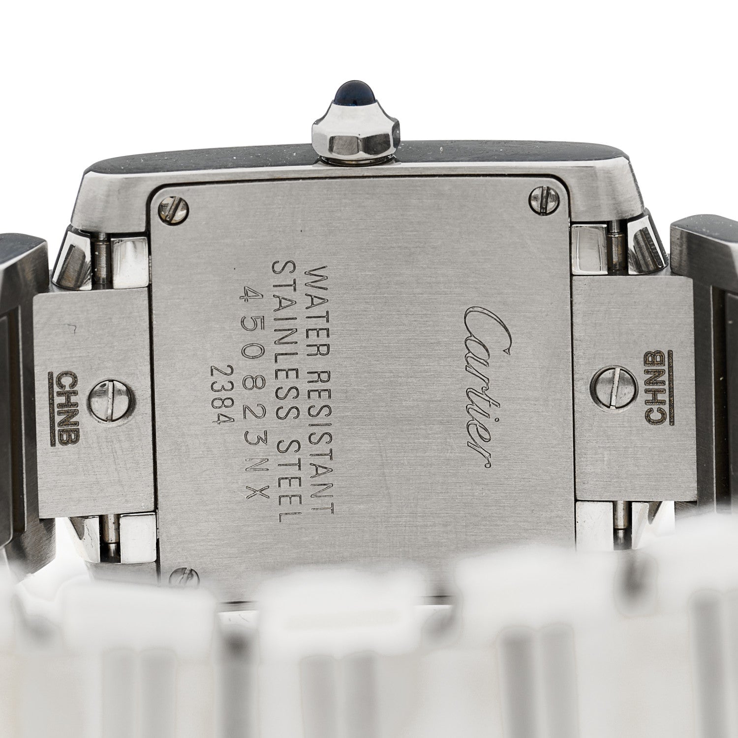 Cartier Stainless Steel 20mm Tank Francaise Quartz Watch 4 of 4