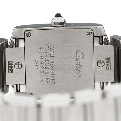 Cartier Stainless Steel 20mm Tank Francaise Quartz Watch 4 of 4