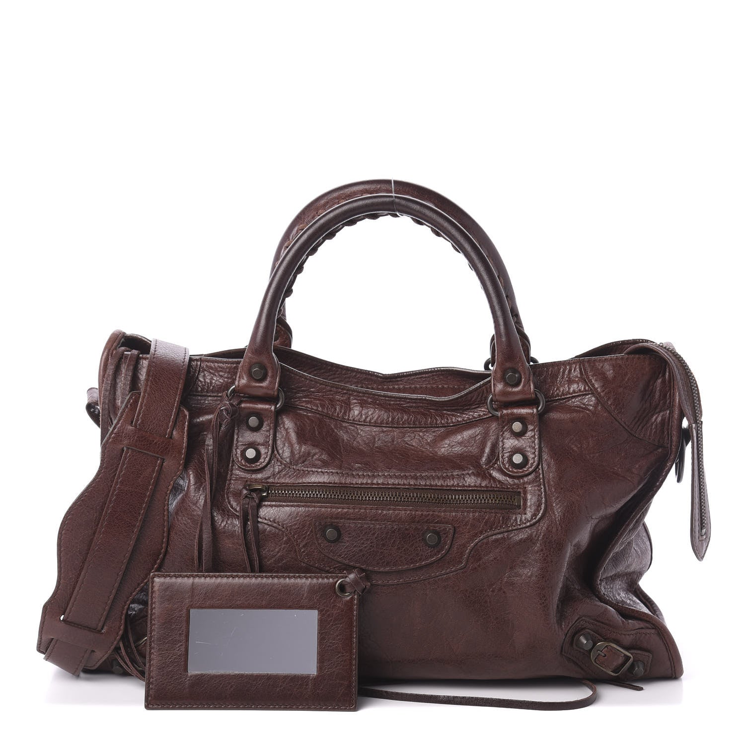 Balenciaga Agneau Classic Hardware City Cigare Fonce 1 of 11