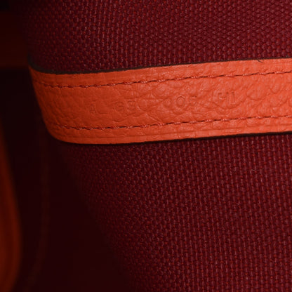 Hermes Toile Militaire Vache Country Garden Party 30 Rouge Grenant Orange Poppy 7 of 8