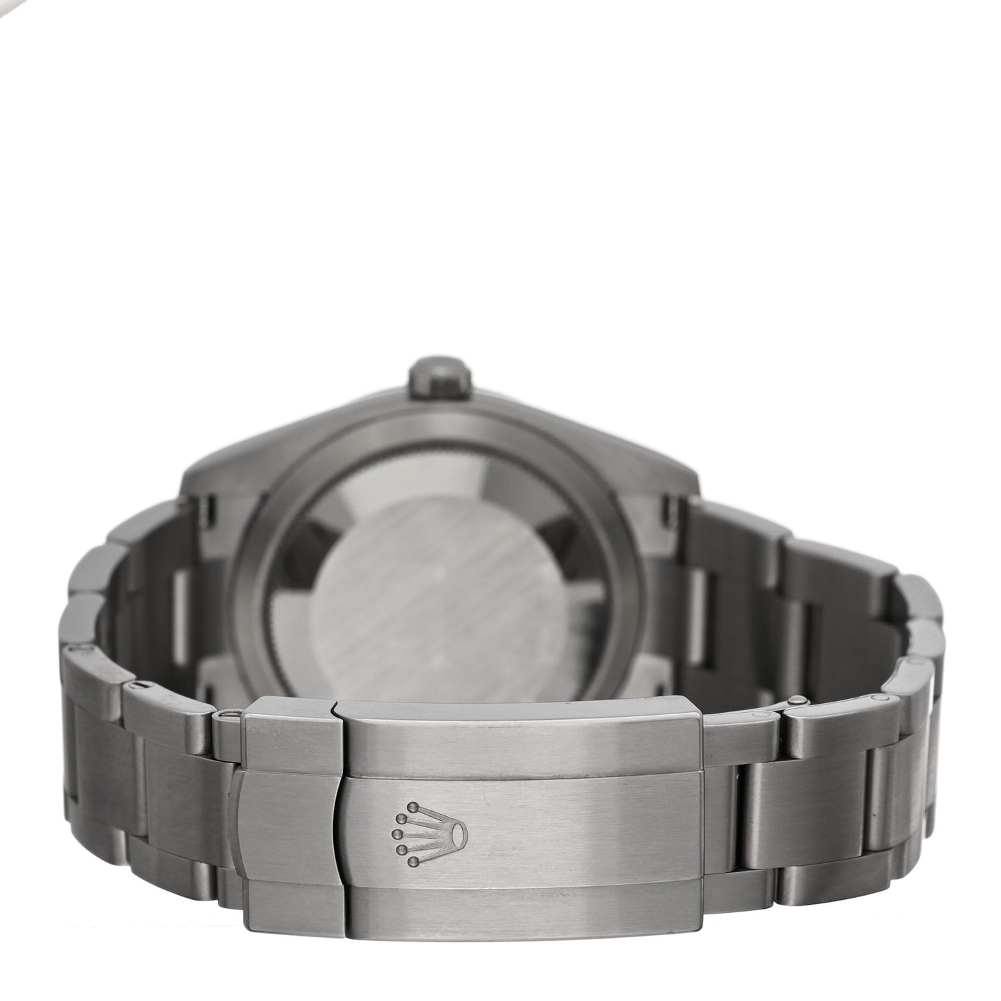 Stainless Steel 34mm Oyster Perpetual Watch Bright Black 124200