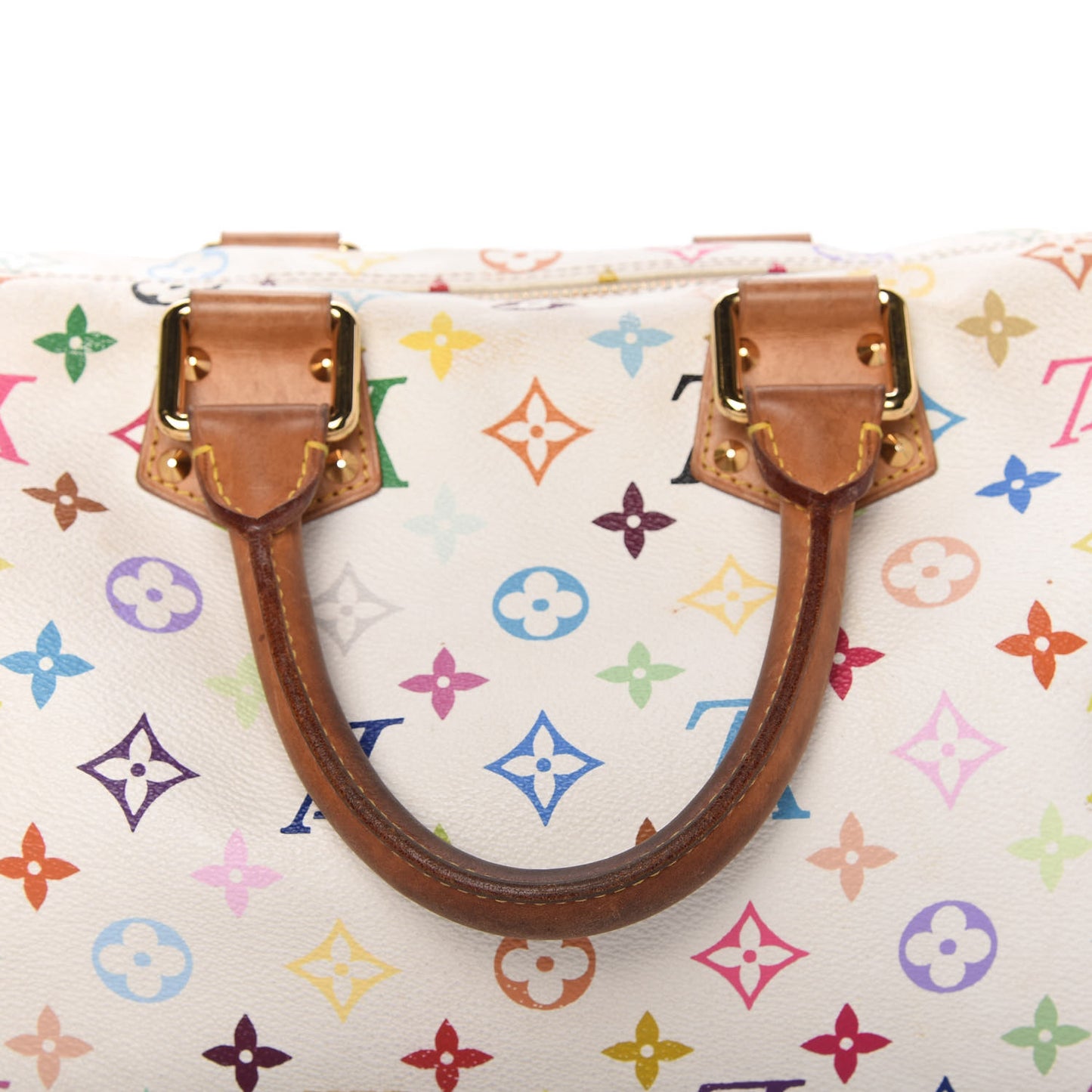 Monogram Multicolor Speedy 30 White