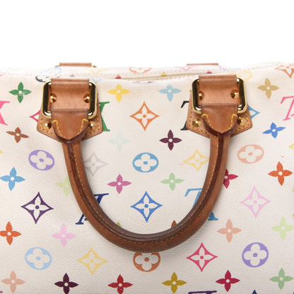 Louis Vuitton Monogram Multicolor Speedy 30 White 10 of 10