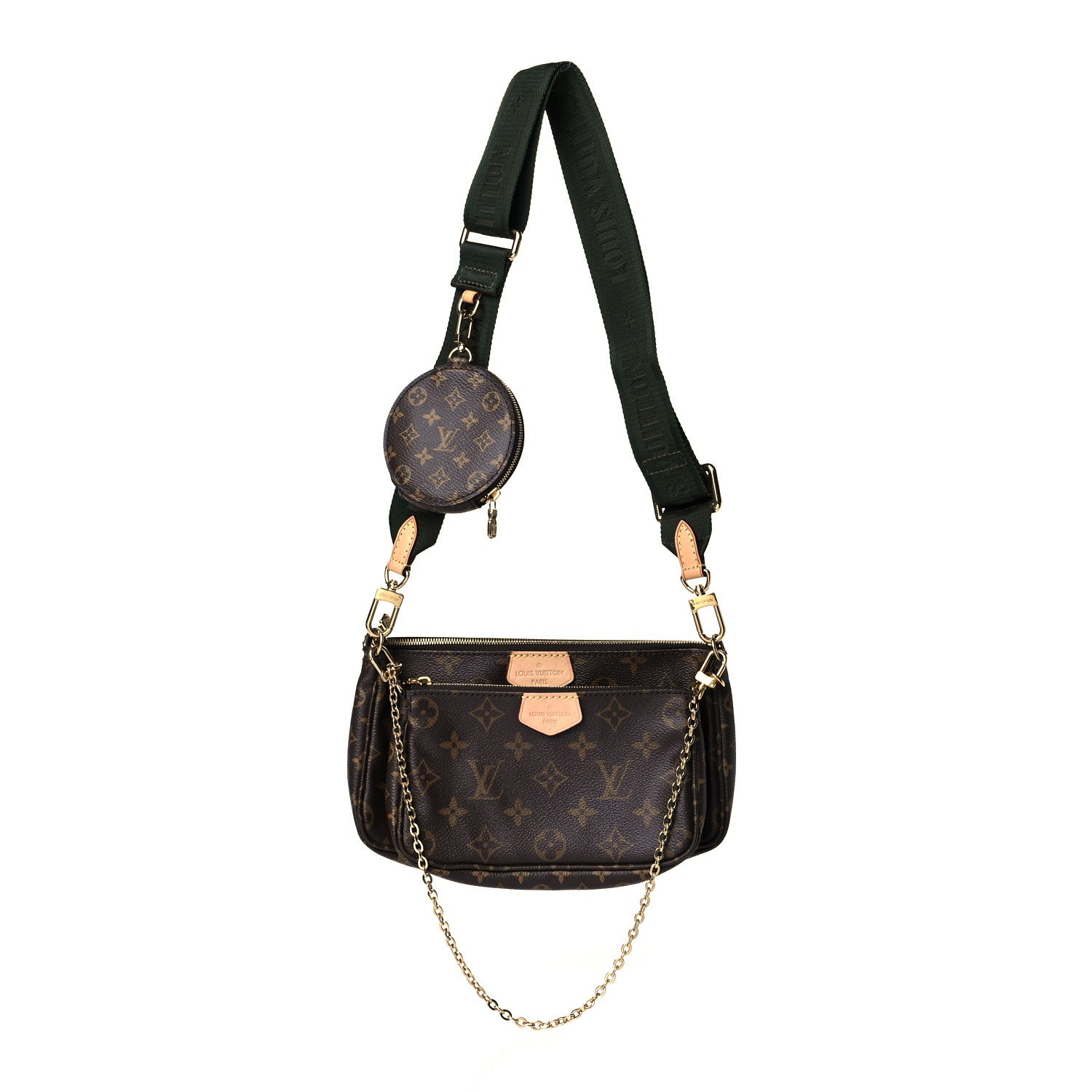 Louis Vuitton Monogram Multi Pochette Accessories Kaki 1 of 10