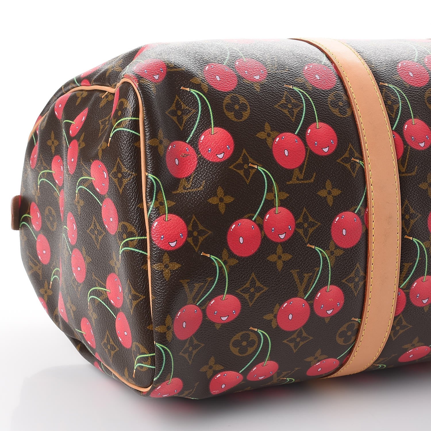 Louis Vuitton Monogram Cerises Keepall 45 14 of 16