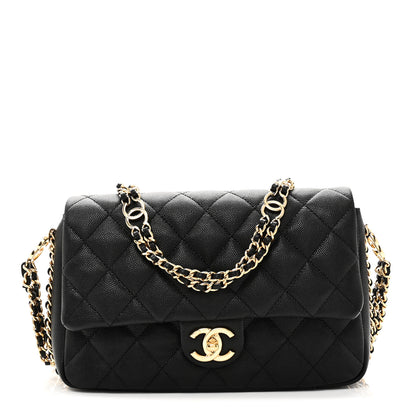 Chanel Caviar Quilted Small CC You Flap Black 1 of 10