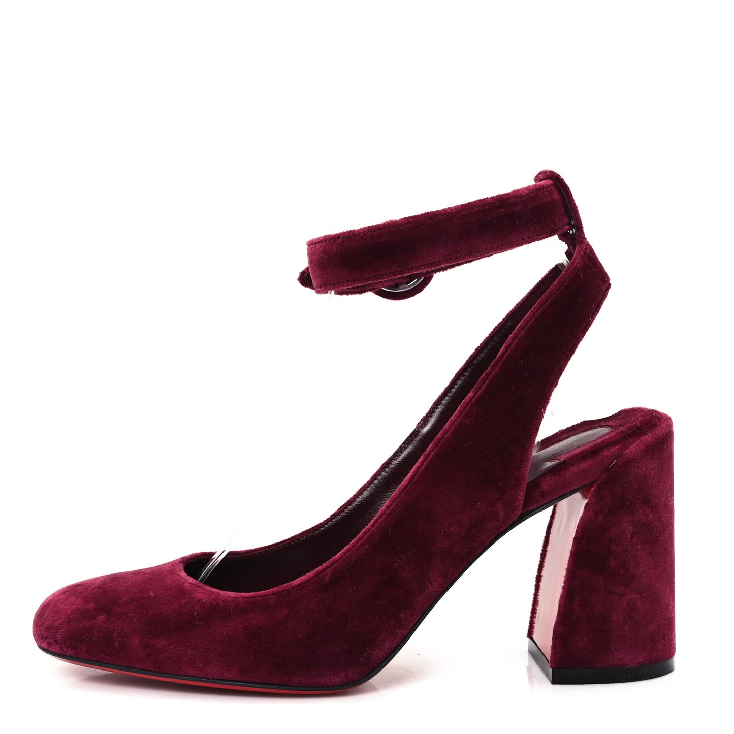 Velvet Miss Sab Sling 85 Pumps 35.5 Burgundy