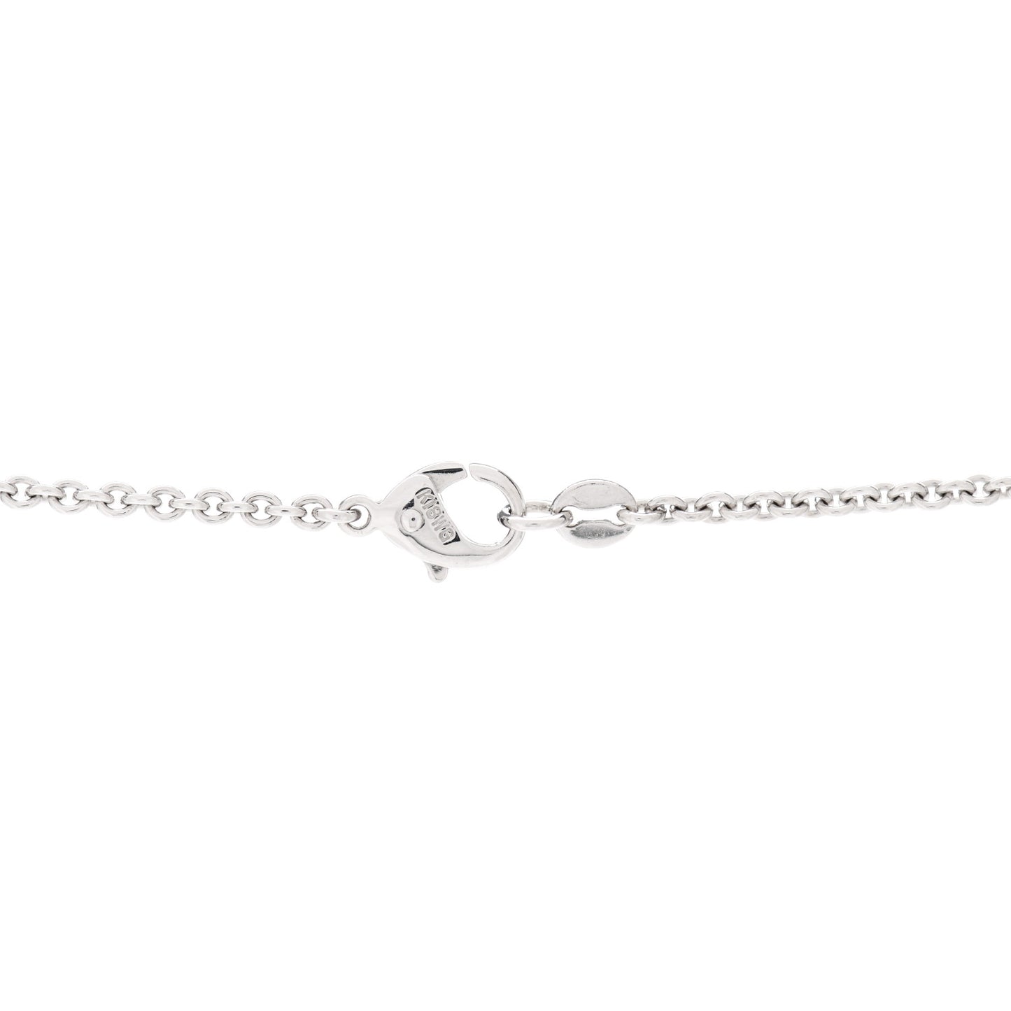 18K White Gold Black South Sea Pearl 9mm Station Necklace