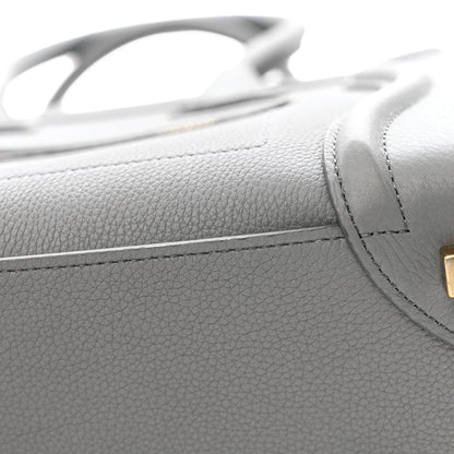 Celine Baby Drummed Calfskin Micro Luggage Kohl 15 of 15