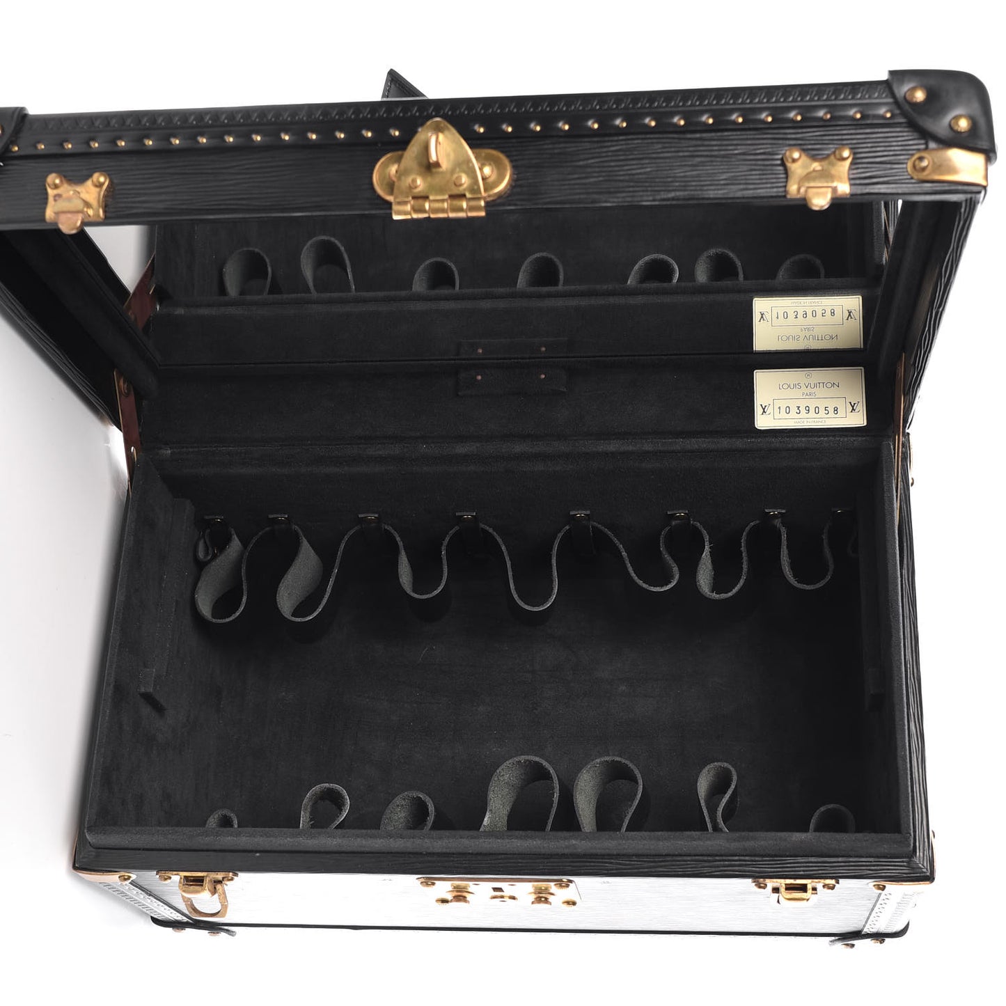 Epi Boite Bouteilles et Glace Beauty Train Case Black