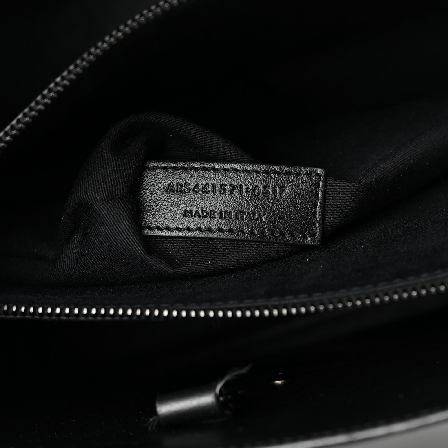 Calfskin Crocodile Embossed Large Sac De Jour Carryall Black