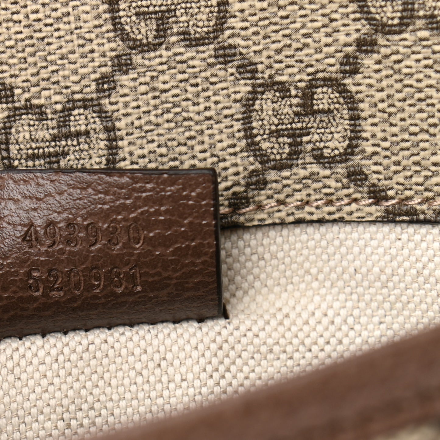 GG Supreme Monogram Neo Vintage Web Belt Bag Brown