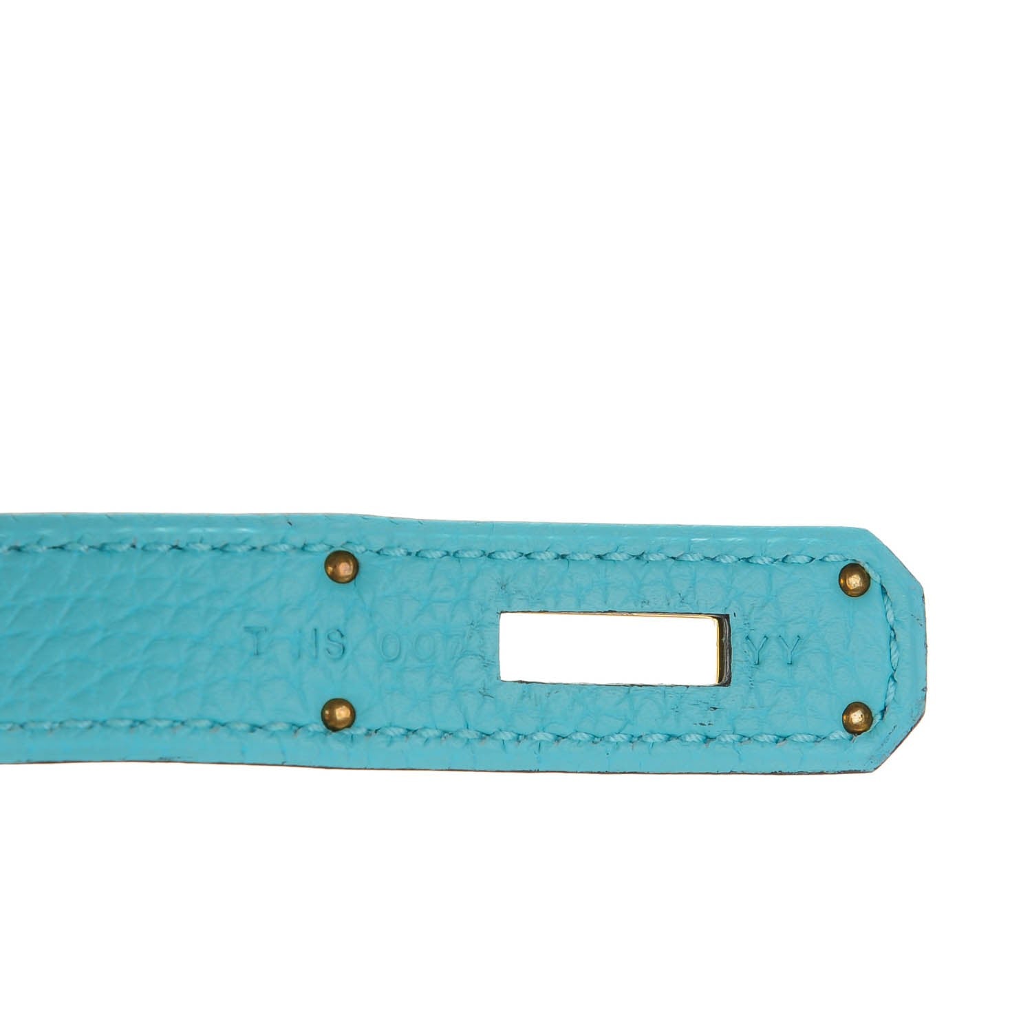 Hermes Togo Kelly Retourne 32 Bleu Atoll 9 of 25