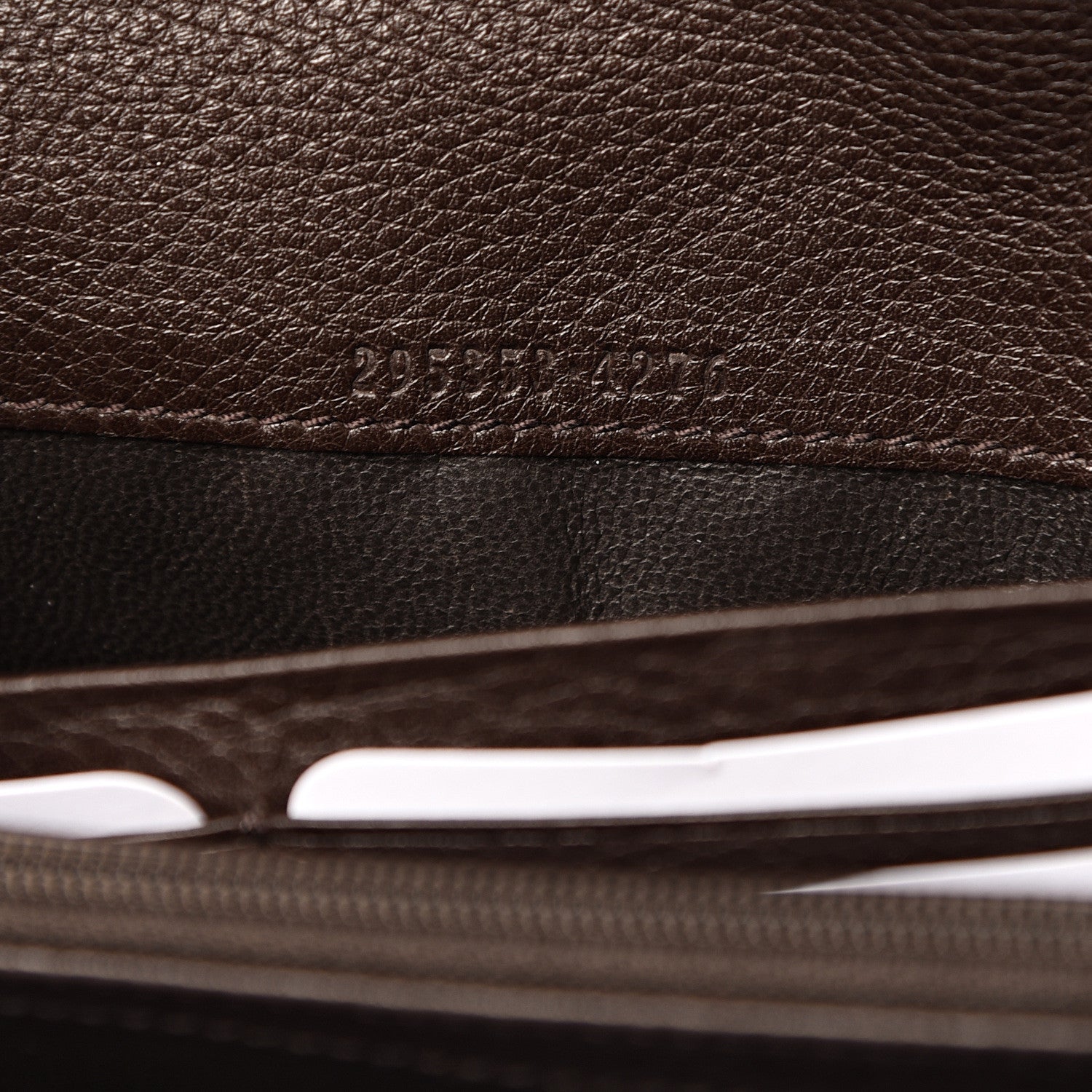 Gucci Monogram Interlocking G Horsebit Web Continental Wallet Dark Brown 6 of 9