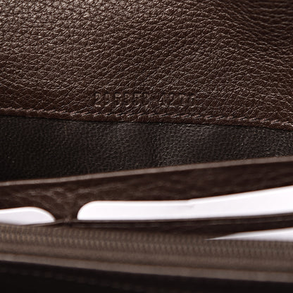 Gucci Monogram Interlocking G Horsebit Web Continental Wallet Dark Brown 6 of 9