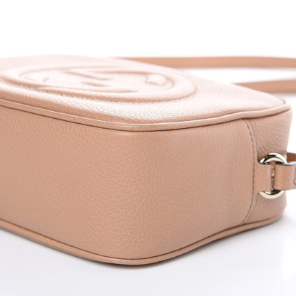 Gucci Pebbled Calfskin Small Soho Disco Bag Camelia 9 of 9