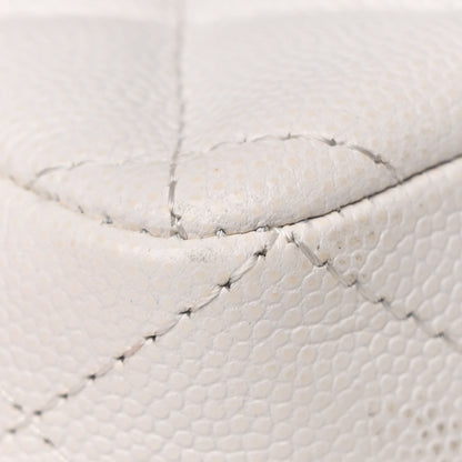 Chanel Caviar Quilted Small Double Flap White 11 of 13