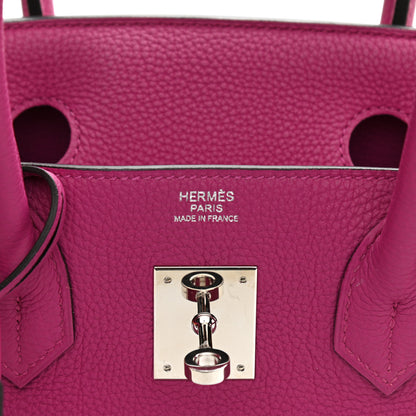 Hermes Togo Birkin 30 Rose Pourpre 6 of 11