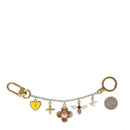 Louis Vuitton Bee Flower Chain Key Charm 2 of 6