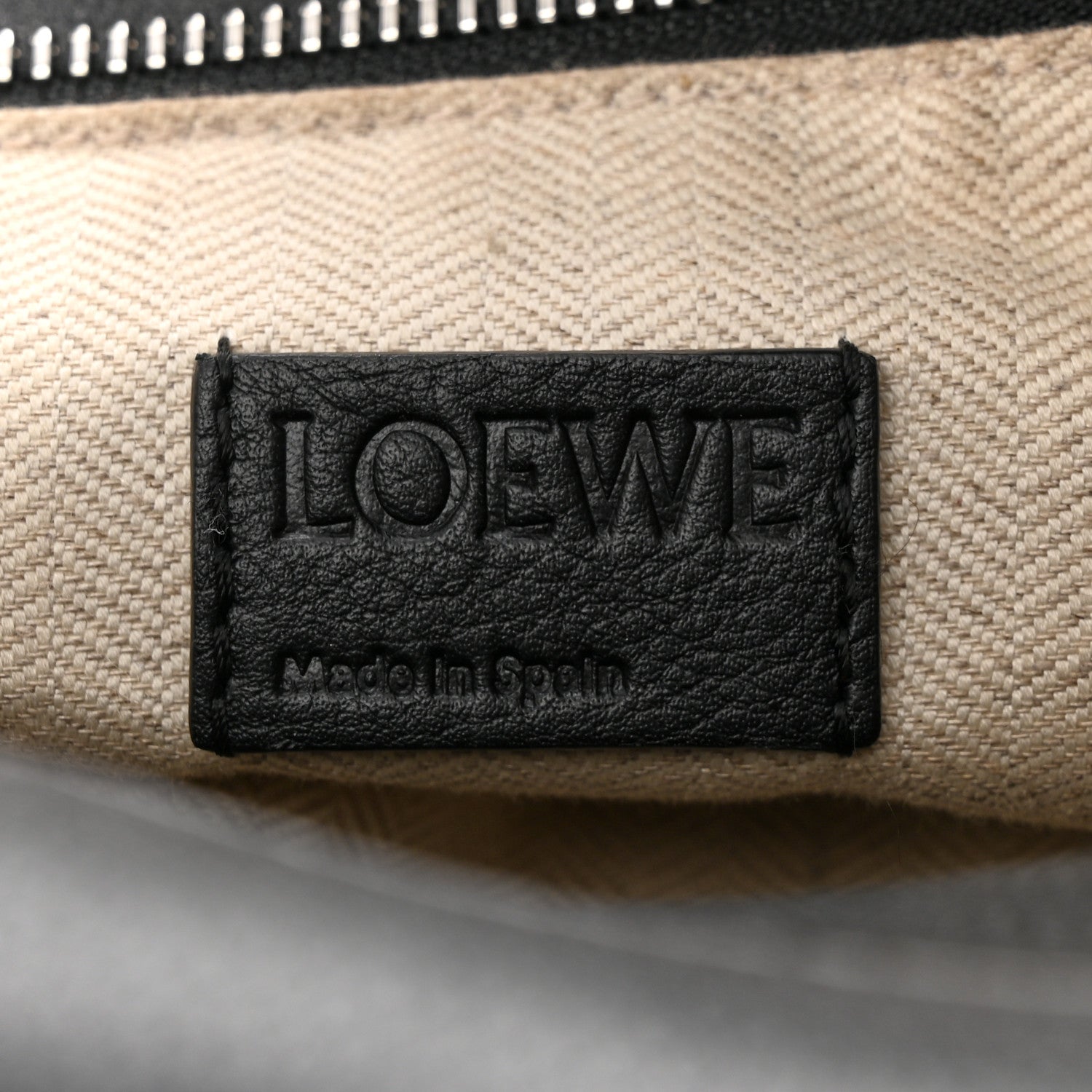 Loewe Calfskin Medium Puzzle Bag Black 6 of 10