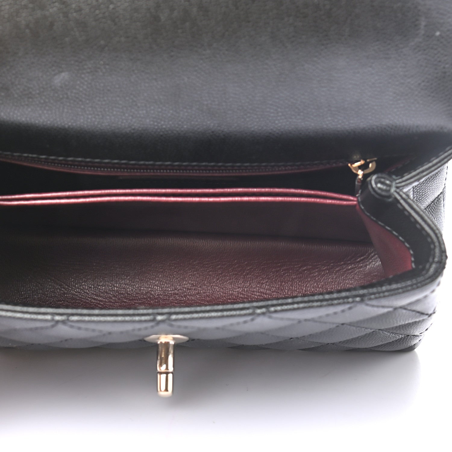 Chanel Caviar Quilted Mini Coco Handle Flap Black 5 of 9